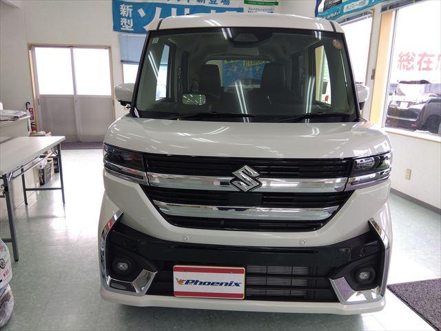 スペーシアカスタム ハイブリッドＸＳターボ☆デュアルセンサーブレーキ☆未使用車☆　４ＷＤ☆ターボ☆全方位モニター付メモリーナビ☆スマホ連携☆パーキングセンサー☆両側パワースライドドア☆シートヒーター☆ステアリングヒーター☆ＬＥＤヘッドライト＆フォグ☆アダプディブクルーズコントロール（12枚目）