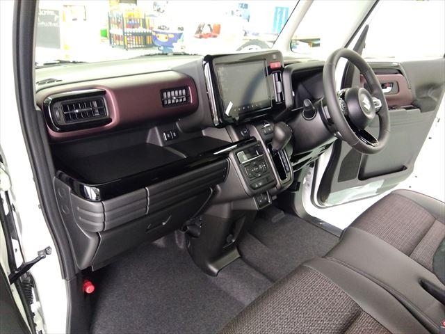 スペーシアカスタム ハイブリッドＸＳターボ☆デュアルセンサーブレーキ☆未使用車☆　４ＷＤ☆ターボ☆全方位モニター付メモリーナビ☆スマホ連携☆パーキングセンサー☆両側パワースライドドア☆シートヒーター☆ステアリングヒーター☆ＬＥＤヘッドライト＆フォグ☆アダプディブクルーズコントロール（48枚目）