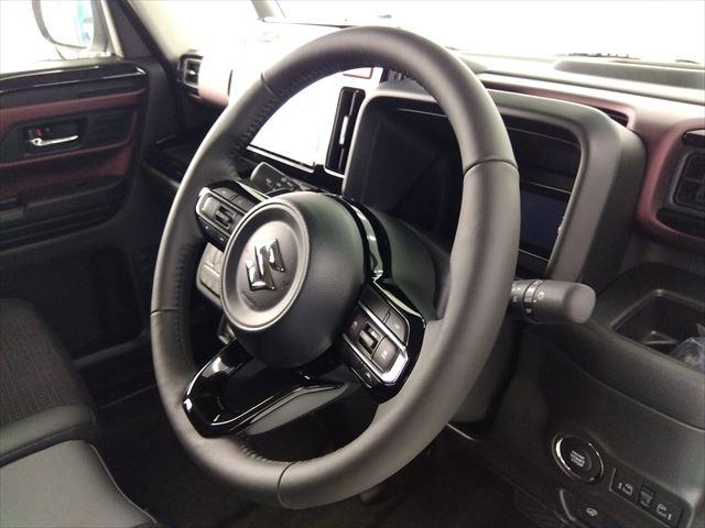 スペーシアカスタム ハイブリッドＸＳターボ☆デュアルセンサーブレーキ☆未使用車☆　４ＷＤ☆ターボ☆全方位モニター付メモリーナビ☆スマホ連携☆パーキングセンサー☆両側パワースライドドア☆シートヒーター☆ステアリングヒーター☆ＬＥＤヘッドライト＆フォグ☆アダプディブクルーズコントロール（52枚目）