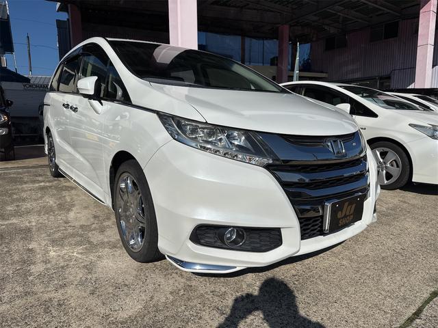 オデッセイ アブソルート ETC バックカメラ TV オートクルーズコントロール 衝突被害軽減システム 両側電動スライドドア オートライト LEDヘッドランプ スマートキー アイドリングストップ 後席モニター 3列シート(14枚目)