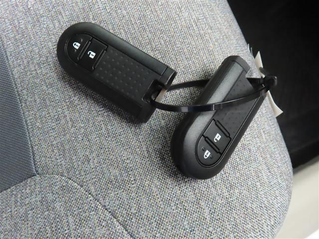 スマートキーです。バッグやポケットに携帯していれば、キーを取り出さなくてもドアの解錠・施錠ができます。エンジンの始動はブレーキを踏みながらパワースイッチをワンプッシュするだけです。