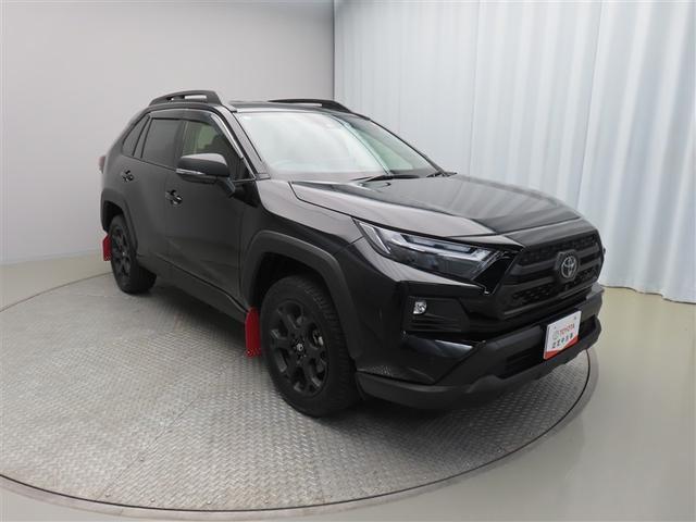 RAV4 ハイブリッドアドベンチャー オフロードパッケージII 4WD フルセグ メモリーナビ ミュージックプレイヤー接続可 バックカメラ 衝突被害軽減システム ETC ドラレコ LEDヘッドランプ ワンオーナー 記録簿(3枚目)