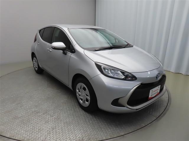 アクア G ミュージックプレイヤー接続可 バックカメラ 衝突被害軽減システム ETC ドラレコ LEDヘッドランプ 記録簿 アイドリングストップ(3枚目)