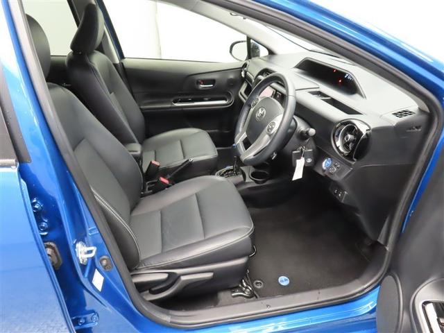 アクア Ｇブラックソフトレザーセレクション　フルセグ　メモリーナビ　ＤＶＤ再生　ミュージックプレイヤー接続可　バックカメラ　ＬＥＤヘッドランプ　ワンオーナー　記録簿　アイドリングストップ（7枚目）