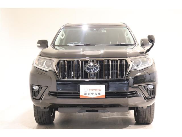 ランドクルーザープラド ＴＸ　Ｌパッケージ・ブラックエディション　革シート　サンルーフ　４ＷＤ　フルセグ　メモリーナビ　ＤＶＤ再生　ミュージックプレイヤー接続可　バックカメラ　衝突被害軽減システム　ＥＴＣ　ドラレコ　ＬＥＤヘッドランプ　乗車定員７人　３列シート（2枚目）