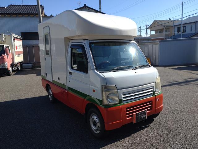 キャリイトラック KC キッチンカー 作業台 2槽シンク 換気扇(3枚目)