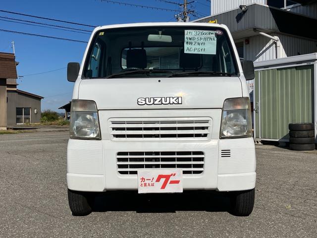 キャリイトラック KCエアコン・パワステ 4WD 5速マニュアル エアコン パワーステアリング(2枚目)