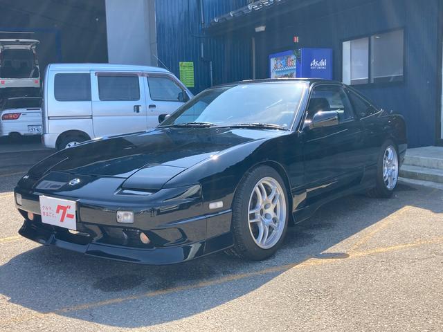 １８０ＳＸ 　エンジンルームペイント　ステンエキマニ　ＬＳＤ　３３ＧＴ－Ｒ１７インチアルミ　ブリッツ車高調　マフラー　ブリッツセミバケ　純正フェンダー・バンパー　５穴（4枚目）