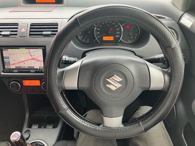 スイフト スポーツ 5速マニュアル メモリーナビ フルセグTV Bluetoothオーディオ TEIN車高調 マフラー スマートキー オートエアコン HIDヘッドライト(23枚目)
