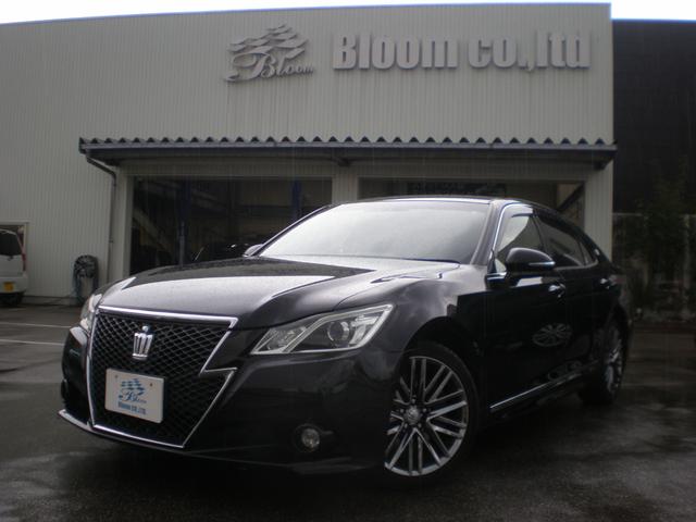 クラウン アスリートG 黒革エアーシート 前席パワーシート 純正ナビ フルセグTV DVD再生 Bluetooth ビルトインETC スマートキー プッシュスタート 純正18AW HIDオートライト&HIDフォグ ドラレコ(7枚目)