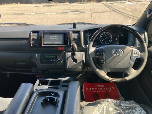 ハイエースバン スーパーGL ダークプライムII 4WD プッシュスタート スマートキー トヨタセーフティセンス ETC モデリスタエアロパーツ パノラマビューモニター デジタルインナーミラー LEDヘッド フォグ ハーフレザーシート(15枚目)