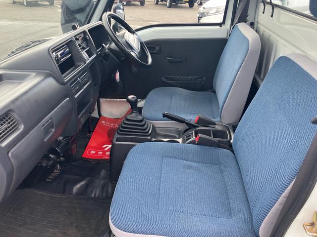 サンバートラック TC 4WD マニュアル エアコン パワステ 切り替え エアバック 三方開 プロテクターガードゴム 鳥居ガード 荷台ゴム 走行47930k台 検9/3月迄(14枚目)