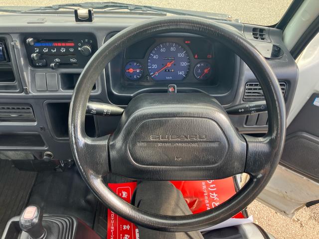 サンバートラック TC 4WD マニュアル エアコン パワステ 切り替え エアバック 三方開 プロテクターガードゴム 鳥居ガード 荷台ゴム 走行47930k台 検9/3月迄(18枚目)