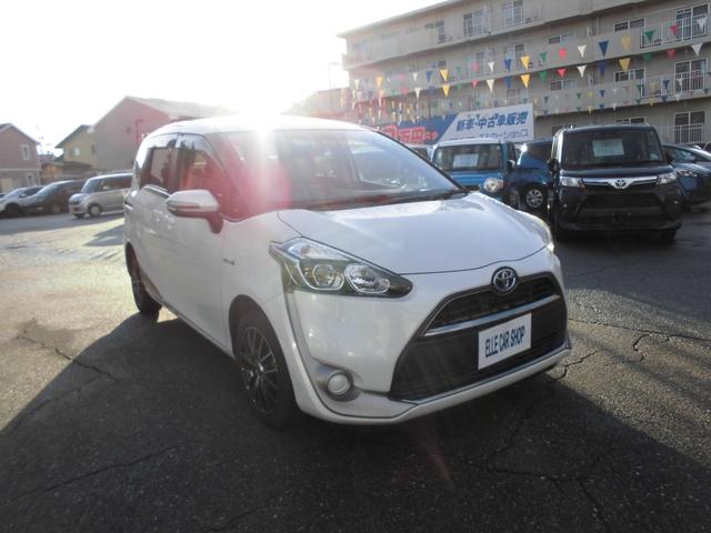 シエンタ ハイブリッドＧ　両側パワースライドドア　衝突被害軽減ブレーキ　ナビ　フルセグ　バックカメラ　ＥＴＣ　Ｂｌｕｅｔｏｏｔｈ　アルミ（3枚目）