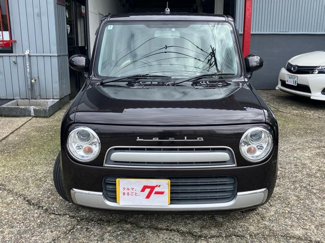 アルトラパンショコラ Ｇ　社外メモリーナビ　ワンセグＴＶ　ＥＴＣ　スマートキー　プッシュスタート　純正１４インチアルミ　純正レザー調シート　ＨＩＤヘッドライト（2枚目）