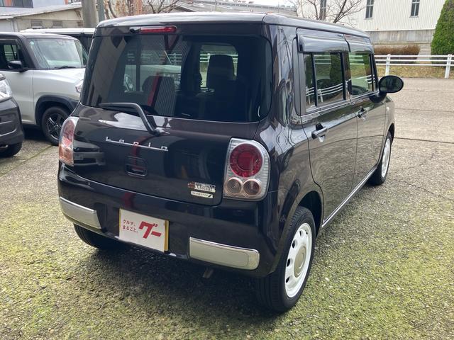 アルトラパンショコラ Ｇ　社外メモリーナビ　ワンセグＴＶ　ＥＴＣ　スマートキー　プッシュスタート　純正１４インチアルミ　純正レザー調シート　ＨＩＤヘッドライト（4枚目）