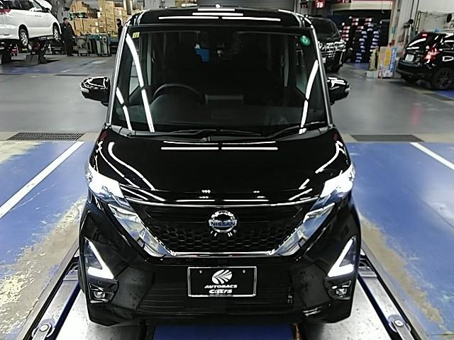 ルークス ハイウェイスター Gターボプロパイロットエディション ワンオーナー 両側電動スライド キーレス フルセグ ナビ&TV 15アルミホイール アイドリングストップ エアバッグ オートマ ディーラー車 フル装備 安全装備 助手席エアバッグ サイドエアバッグ(4枚目)