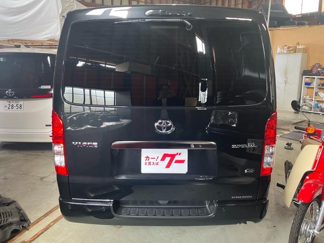 ハイエースバン ロングスーパーGL ダークプライムS 4WD 純正メモリーナビ フルセグTV 全方位カメラ Bluetooth ETC ドライブレコーダー 両側パワースライドドア スマートキー プッシュスタート 3眼LEDライト デジタルインナーミラー(4枚目)