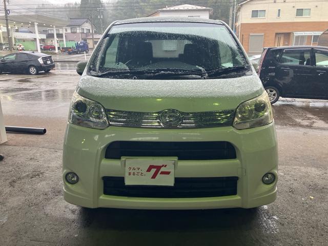 ムーヴ カスタム G 4WD メモリーナビ フルセグTV スマートキー プッシュスタート アイドリングストップ スタッドレスタイヤ付 オートエアコン 電動格納ミラー HIDヘッドライト(2枚目)