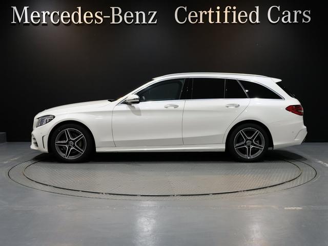 C220d ワゴンアバンギャルド AMGライン レーダーセーフティPKG ダイヤモンドホワイト ワンオーナー車(2枚目)