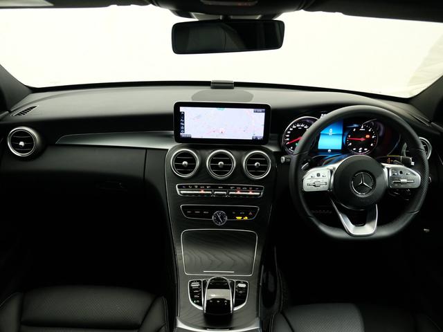 C220d ワゴンアバンギャルド AMGライン レーダーセーフティPKG ダイヤモンドホワイト ワンオーナー車(4枚目)