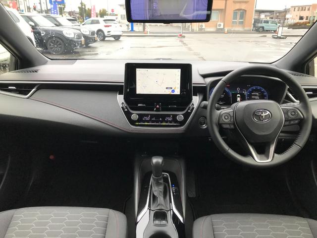 カローラスポーツ ハイブリッドＧ　Ｚ　１オーナー　純正ナビＴＶ　バックカメラ　レーダーブレーキ　レーンアシスト　アダプティブクルコン　ブラインドスポットモニター　前後ソナー　シートヒーター　デジタルインナーミラー　ＬＥＤ　インテリキー２個（6枚目）