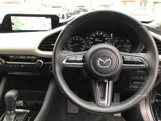 ＭＡＺＤＡ３セダン ２０Ｓ　Ｌパッケージ　４ＷＤ　１オーナー　純正ナビＴＶ　３６０°ビューモニタ　ホワイトレザーシートヒーター　レーダーブレーキ　アダプティブクルコン　ブラインドスポットモニター　前後ソナー　１８ＡＷ　ＥＴＣ　インテリキー２個（24枚目）