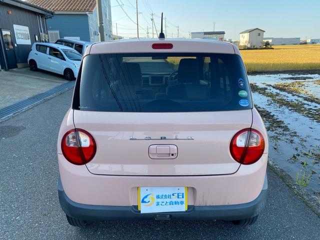 アルトラパン G レーダーブレーキサポート イクリプスメモリーナビ フルセグTV スマートキー プッシュスタート プライバシーガラス 電動格納ミラー(5枚目)