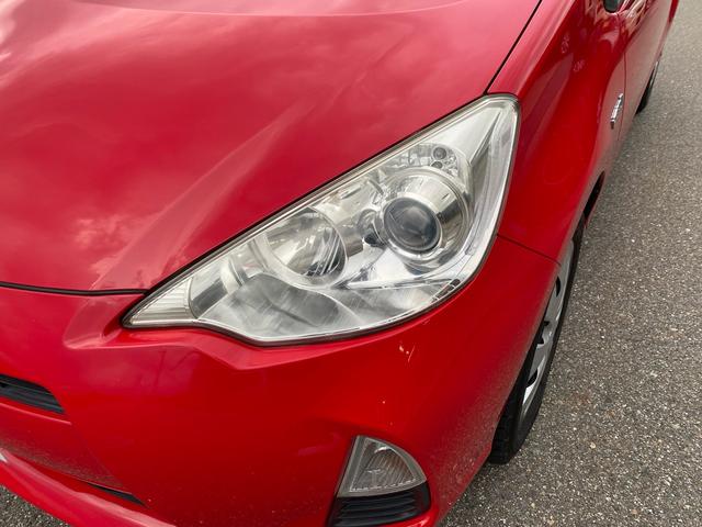 アクア S 純正SDナビ フルセグTV バックカメラ Bluetoothオーディオ ETC スマートキー プッシュスタート 新品ラジアルタイヤ オートエアコン 電動格納ミラー ハイブリッド(36枚目)