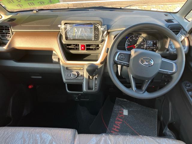 ムーヴ X 届出済未使用車 純正メモリーナビ フルセグTV 全方位カメラ Bluetoothオーディオ 衝突被害軽減システム アイドリングストップ 左側パワースライドドア スマートキー プッシュスタート(10枚目)