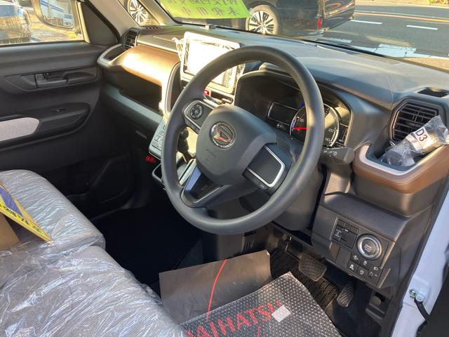 ムーヴ X 届出済未使用車 純正メモリーナビ フルセグTV 全方位カメラ Bluetoothオーディオ 衝突被害軽減システム アイドリングストップ 左側パワースライドドア スマートキー プッシュスタート(11枚目)