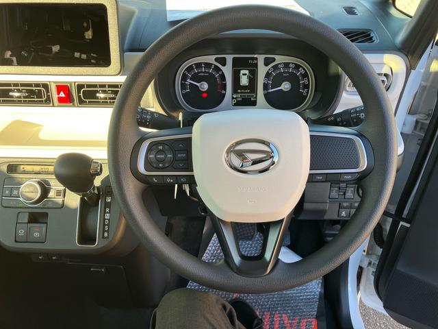 ムーヴキャンバス ストライプスG 4WD 届出済未使用車 両側パワースライドドア スマートキー プッシュスタート 衝突被害軽減システム アイドリングストップ オートエアコン 電動格納ミラー(16枚目)