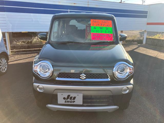 ハスラー Gターボ 4WD メモリーナビ フルセグTV Bluetoothオーディオ スマートキー プッシュスタート 衝突被害軽減システム アイドリングストップ オートエアコン 電動格納ミラー(2枚目)