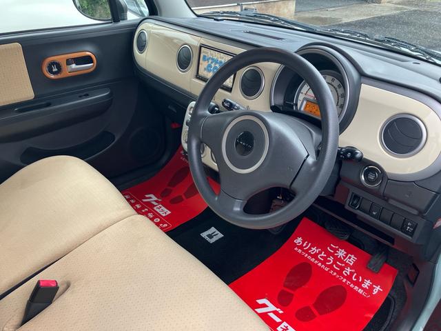 アルトラパン Ｘ　４ＷＤ　メモリーナビ　フルセグＴＶ　Ｂｌｕｅｔｏｏｔｈオーディオ　ＥＴＣ　スマートキー　プッシュスタート　純正１４インチアルミ　シートヒーター　オートエアコン　電動格納ミラー（11枚目）