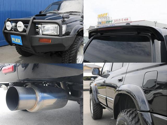 SSR-G ワイド ディーゼルターボ4WD インタークーラー付 オールペイント リフトアップ アイアンバンパー グリルガード アルミホイール サンルーフ シートカバー 砲弾マフラー NARDIステアリング イクリプスナビ(15枚目)