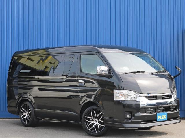 GL 4WD フローリング施工 カロッツェリアナビ・リアモニター 全方位カメラ ESSEXボンネット フロントスポイラー 18インチAW ローダウン シートカバー ステアリング・シフトノブ・インテリアパネル(4枚目)