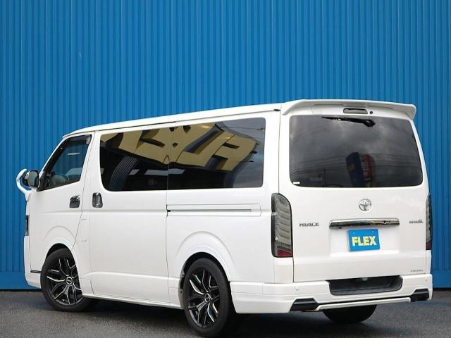 ハイエースバン スーパーGL ダークプライム 4型ダークプライム・TRDフルエアロ・415cobraボンネット・1.5インチダウン・18インチAW・アルパインBIG-X・クラフトプラス センターコンソール・カロッツェリアトゥイーター(4枚目)