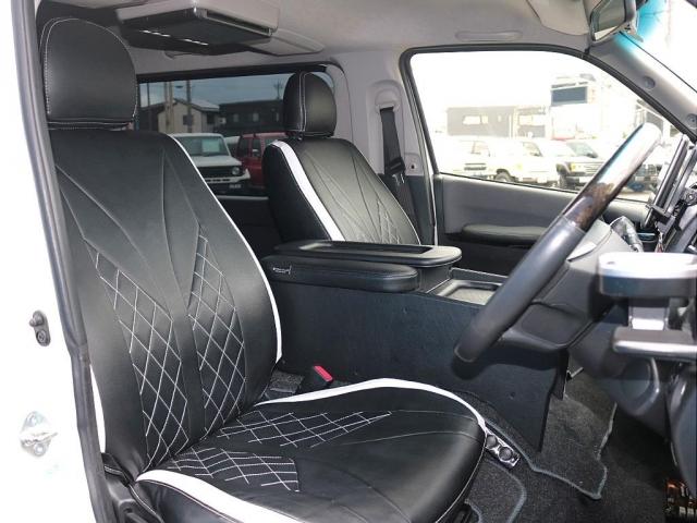 ハイエースバン スーパーGL ダークプライム 4型ダークプライム・TRDフルエアロ・415cobraボンネット・1.5インチダウン・18インチAW・アルパインBIG-X・クラフトプラス センターコンソール・カロッツェリアトゥイーター(6枚目)