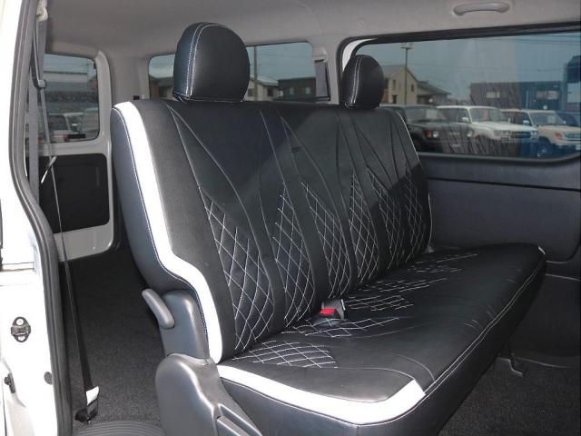 ハイエースバン スーパーGL ダークプライム 4型ダークプライム・TRDフルエアロ・415cobraボンネット・1.5インチダウン・18インチAW・アルパインBIG-X・クラフトプラス センターコンソール・カロッツェリアトゥイーター(7枚目)