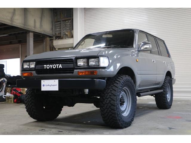 ランドクルーザー８０ ＶＸリミテッド　ディーゼル　４ＷＤ　角目フェイス　リフトアップ　ナロー仕様　ナルディウッドハンドル　７インチナビ　フルセグ　Ｂｌｕｅｔｏｏｔｈ　バックカメラ　サンルーフ（19枚目）