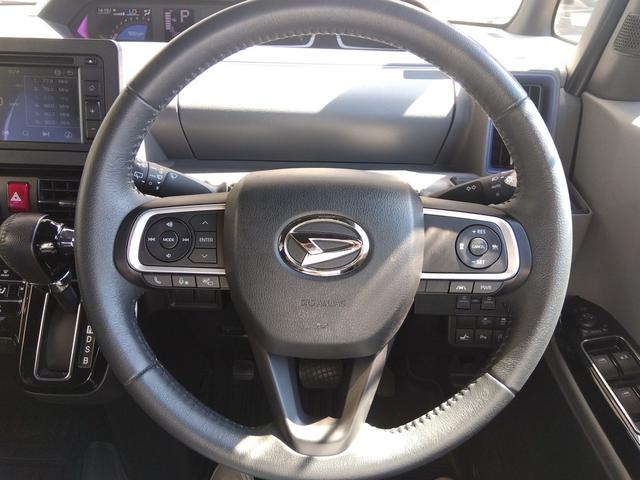 タント カスタムＲＳ禁煙車☆走行１万８千☆スマートアシスト☆試乗ＯＫ　禁煙車☆走行１万８千☆スマートアシスト☆クルーズコントロール☆コーナーソナー☆ターボ☆純正ディスプレイオーディオ☆パノラマビューモニター☆Ｗパワースライドドア☆ハーフレザーシート☆純正アルミ☆ＬＥＤ（44枚目）