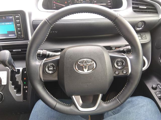 シエンタ ハイブリッド　Ｇ　セーフティーエディション　ＳＤナビ　ワンセグ　ＢＴ　全方位カメラ　ＥＴＣ　ハーフ革シート　スマートキー×２　プッシュスタート　ＬＥＤライト　シートリフター　トヨタセーフティセンス　Ｗシートヒーター　Ｗパワースライドドア（32枚目）