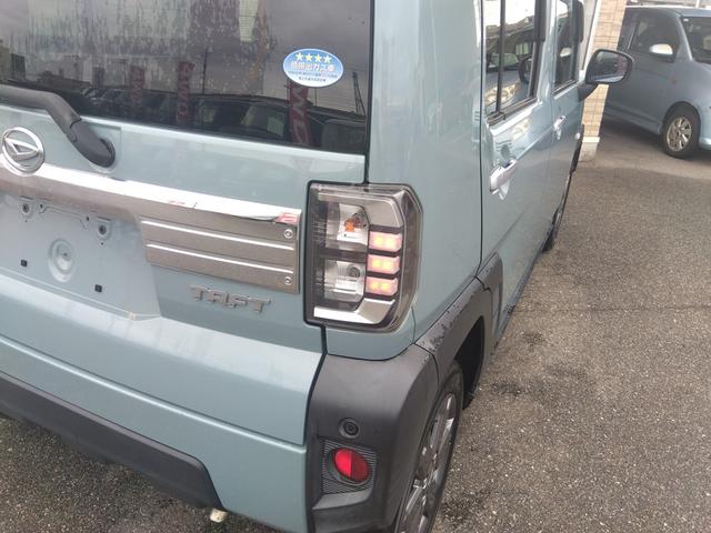 タフト Gターボ 9インチSDナビ フルセグ DVD ブルートゥース ETC パノラマビュー スマートキー プッシュスタート Wシートヒーター スマートアシスト 4WD LEDライト スカイルーフ ターボ コーナーソナ(44枚目)