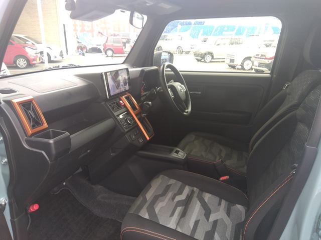 タフト Gターボ 9インチSDナビ フルセグ DVD ブルートゥース ETC パノラマビュー スマートキー プッシュスタート Wシートヒーター スマートアシスト 4WD LEDライト スカイルーフ ターボ コーナーソナ(49枚目)