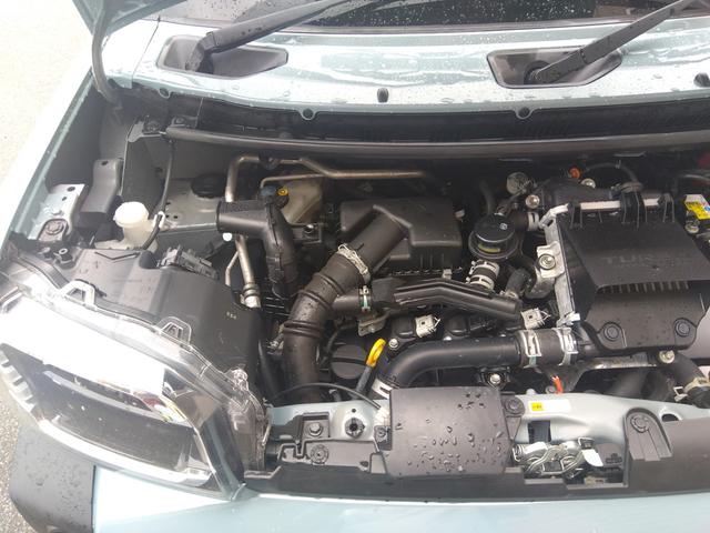 タフト Gターボ 9インチSDナビ フルセグ DVD ブルートゥース ETC パノラマビュー スマートキー プッシュスタート Wシートヒーター スマートアシスト 4WD LEDライト スカイルーフ ターボ コーナーソナ(74枚目)