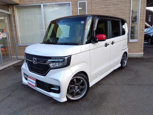 N-BOXカスタム G・EXターボホンダセンシング ホンダセンシング クルーズコントロール 純正SD8インチナビ フルセグTV バックカメラ ETC ドライブレコーダー Wパワースライドドア LEDランプ クスコ車高調 S-HOLD16AW ターボ(2枚目)