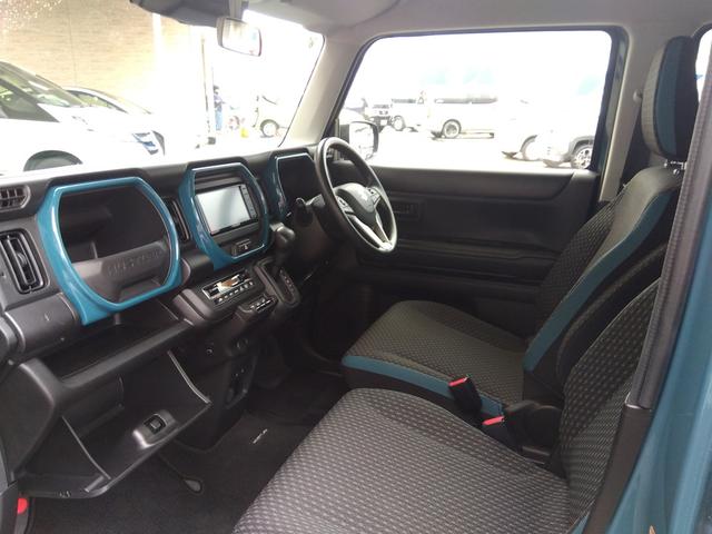 ハスラー ハイブリッドG スズキセーフティサポート メモリーナビ ブルートゥース バックカメラ ETC スマートキー プッシュスタート リアソナー Wシートヒーター クルーズコントロール デユァルカメラブレーキ 横滑り防止(42枚目)