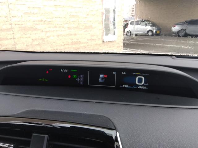 プリウス Ａ　４ＷＤ☆９インチＳＤナビ☆フルセグ☆ＢＴ☆ＤＶＤ再☆トヨタセーフティセンス☆バックカメラ☆ＥＴＣ☆スマートキー☆プッシュスタート☆コーナーソナー☆ＢＳＭ☆ＨＵＤ☆ウインカーミラー☆クルーズコントロール（46枚目）