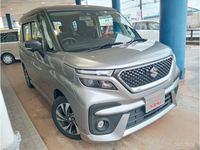 ソリオバンディット ハイブリッドMV 4WD 全方位モニター付メモリーナビ装着車 フルセグ デュアルカメラブレーキサポート 運転席・助手席・サイド・カーテンエアバック(3枚目)