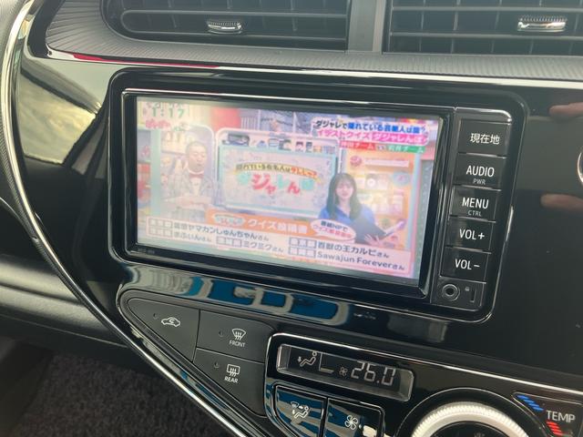 アクア Ｓ　スマートエントリーＰＫＧ　純正メモリーナビ　ワンセグＴＶ　バックカメラ　Ｂｌｕｅｔｏｏｔｈオーディオ　ＥＴＣ　ドライブレコーダー　スマートキー　プッシュスタート　オートエアコン　ハイブリッド（17枚目）